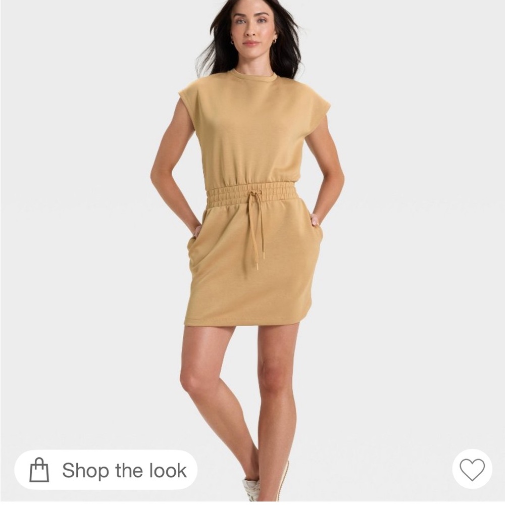 All in Motion Tan Mini Dress - Picture 3 of 8
